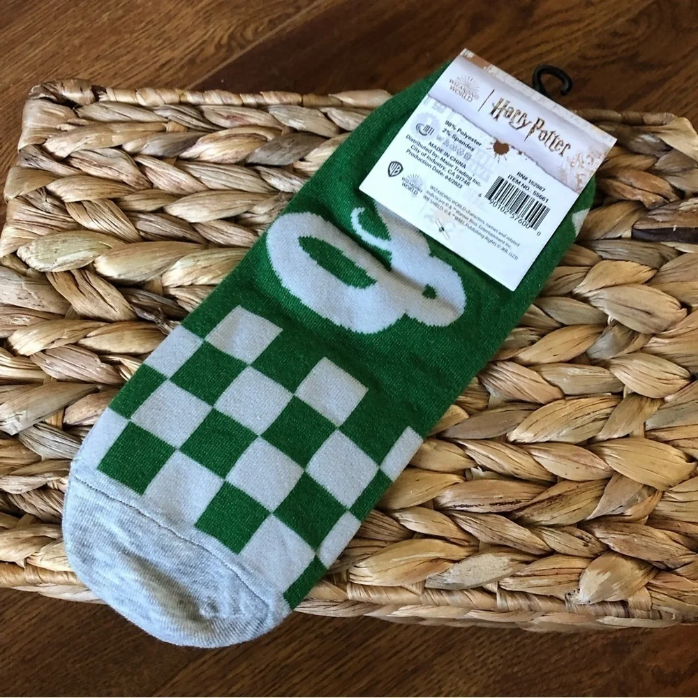 Harry Potter: Slytherin House ankle high socks